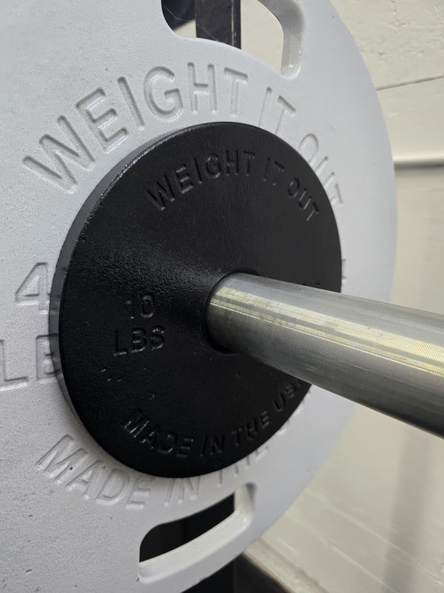 Weight It Out - 
Cast Iron Machined Weight Plate Sets - Mann