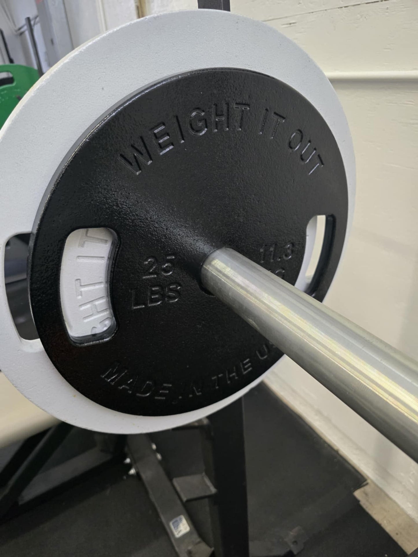 Weight It Out - 
Cast Iron Machined Weight Plate Sets - Mann