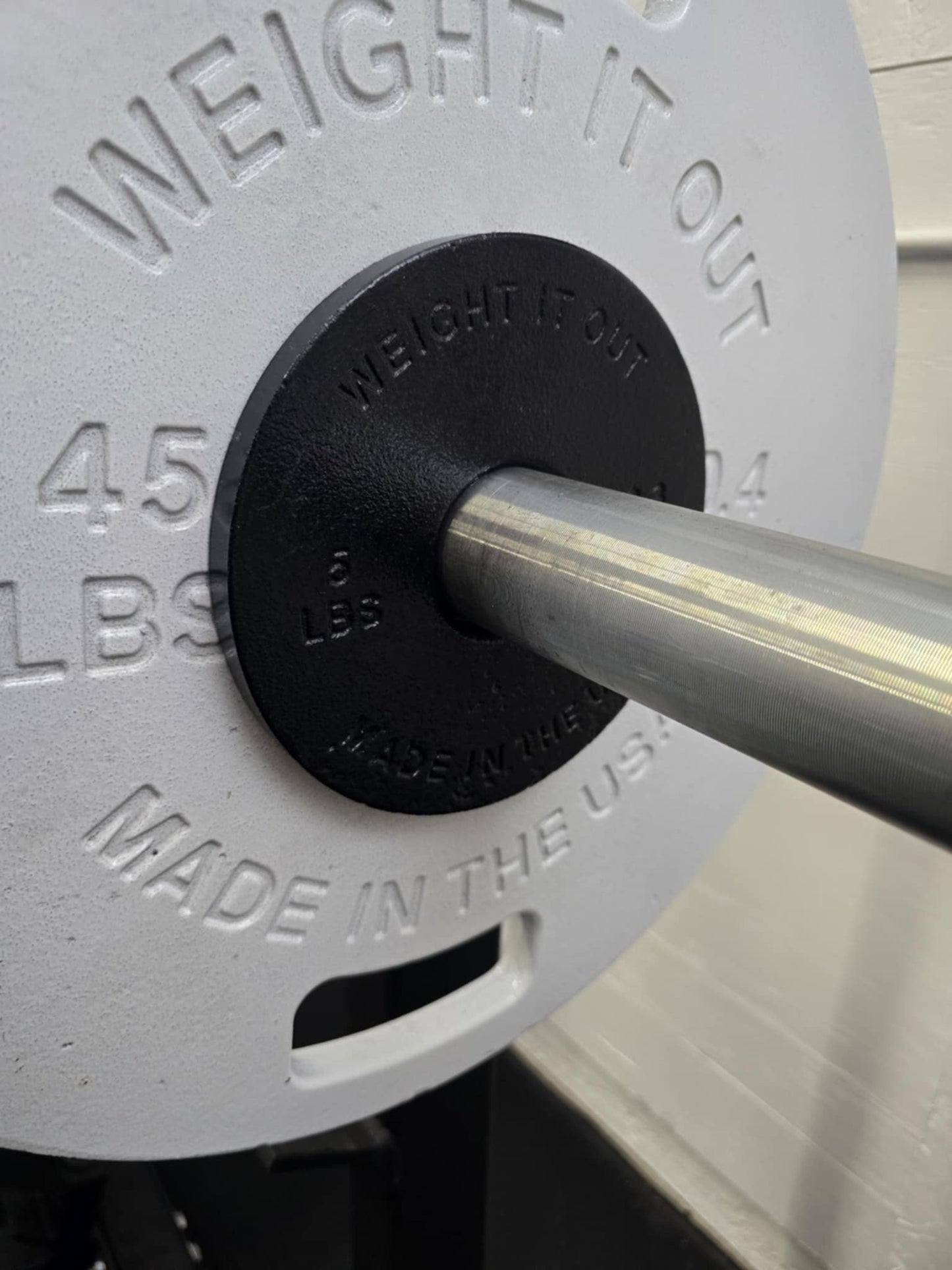 Weight It Out - 
Cast Iron Machined Weight Plate Sets - Mann
