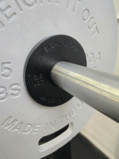 Weight It Out - 
Cast Iron Machined Weight Plate Sets - Mann