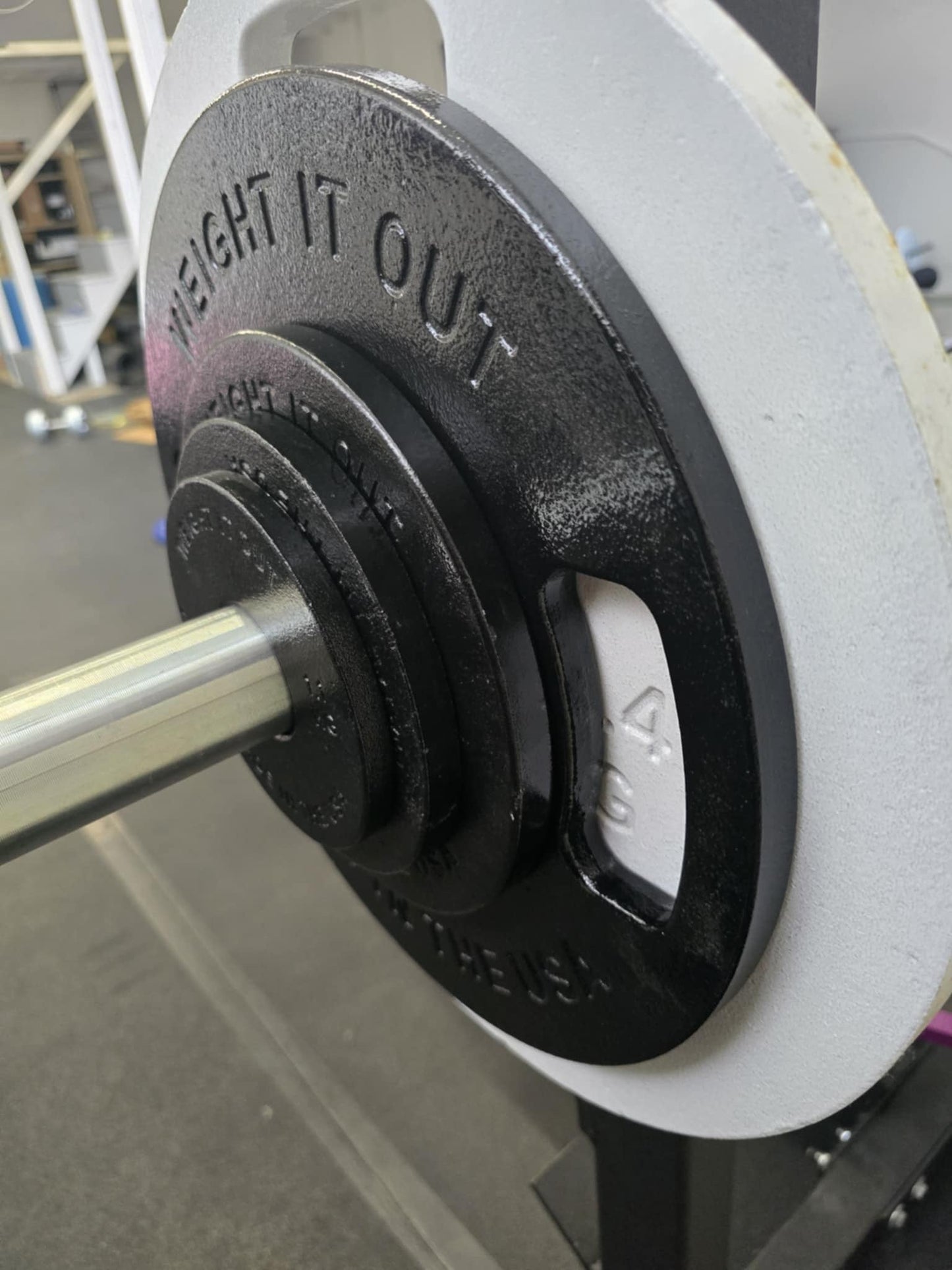 Weight It Out - 
Cast Iron Machined Weight Plate Sets - Mann