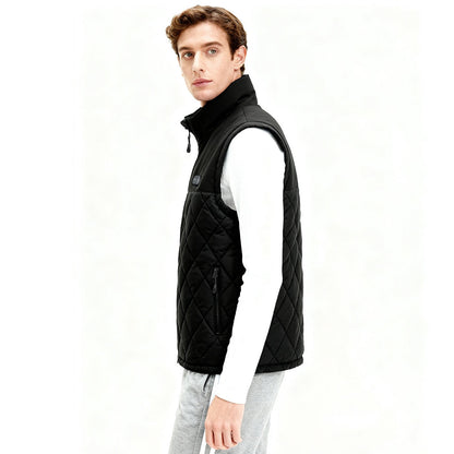 LITEGUEST Dual-Control Heated Vest – 17-Zone USB Heated Winter Vest - Mann