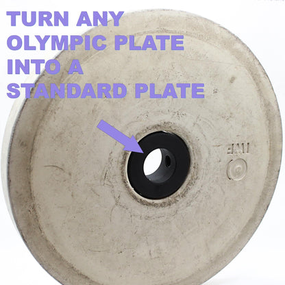 Weight It Out - Olympic Plate to Standard Bar Adapter (2" to 1")
