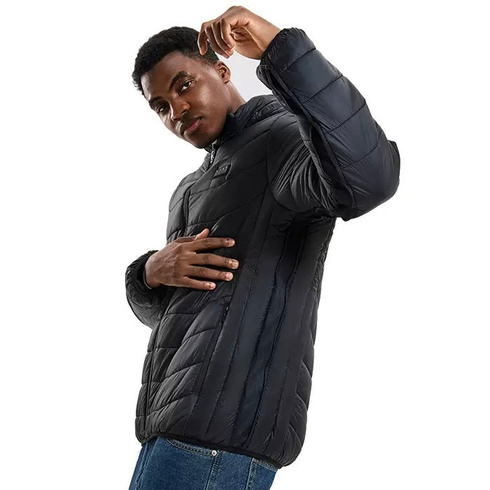 LITEGUEST 27-Zone Smart Heated Down Jacket – Urban Winter Warmth - Mann