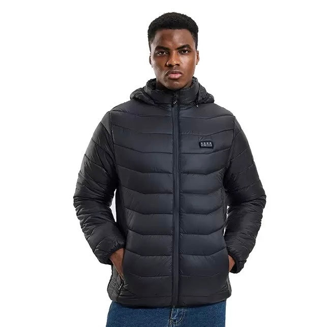 LITEGUEST 27-Zone Smart Heated Down Jacket – Urban Winter Warmth - Mann