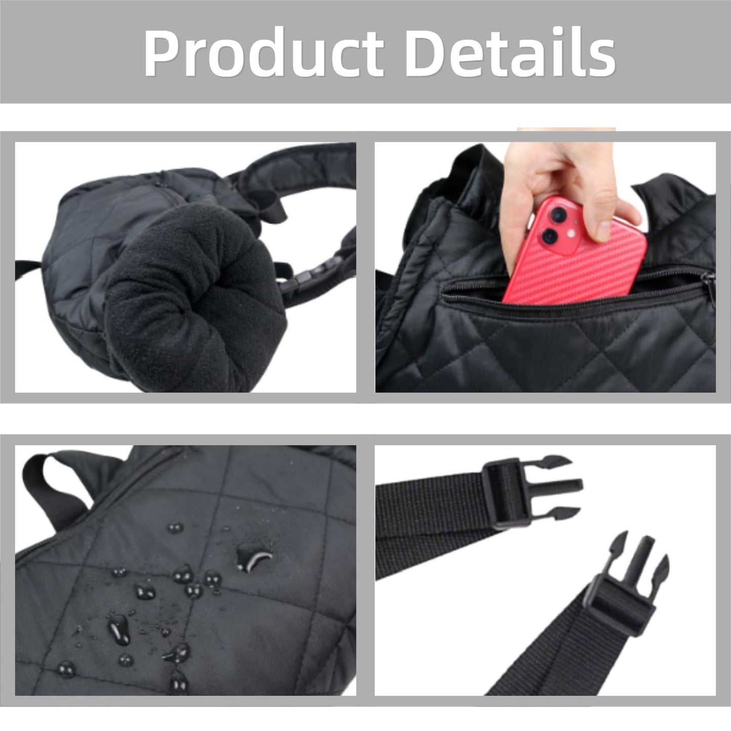 LITEGUEST USB Heated Hand Muff – Winter Outdoor Hand Warmers - Mann