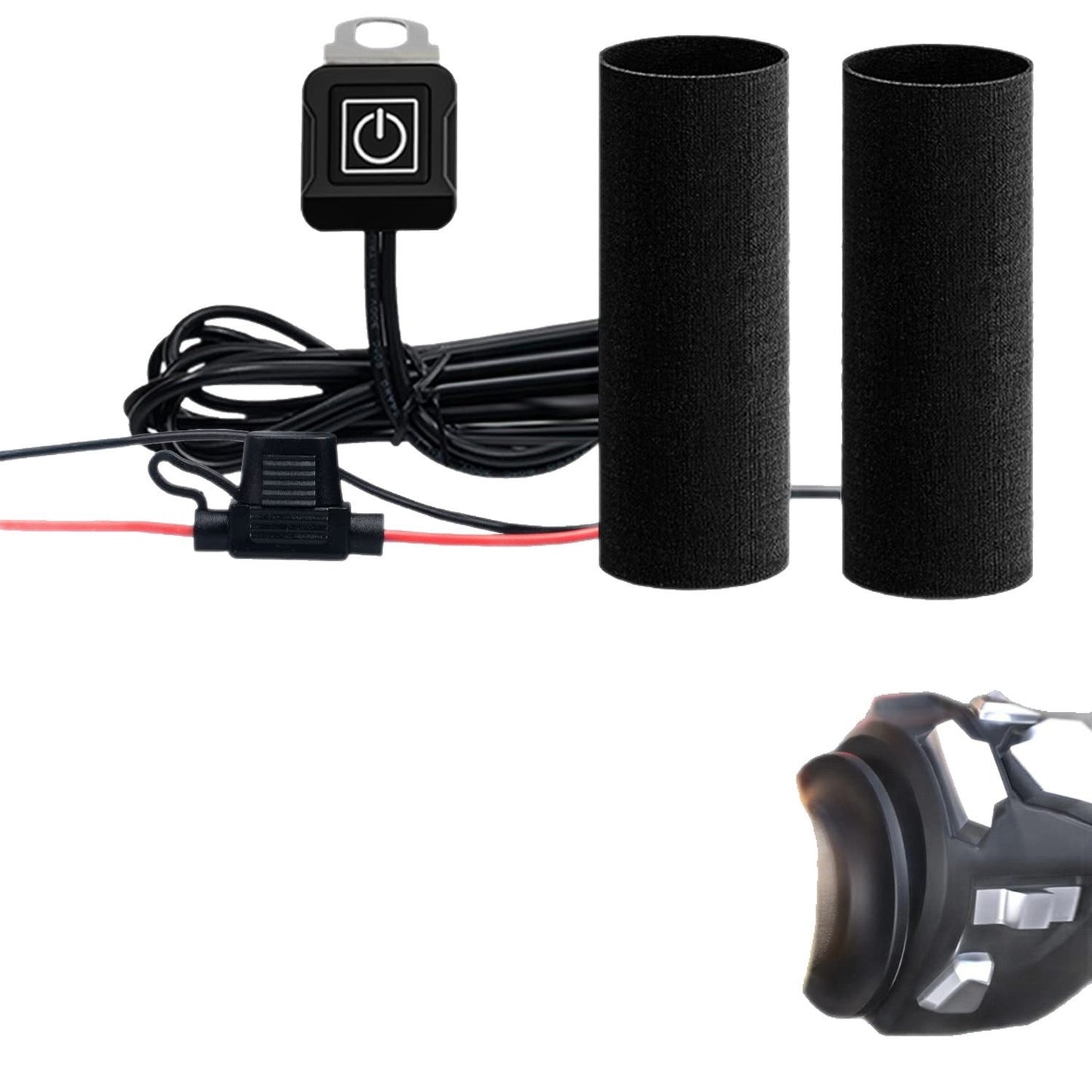 LITEGUEST USB Heated Handlebar Mitts – Winter Riding Warmth - Mann