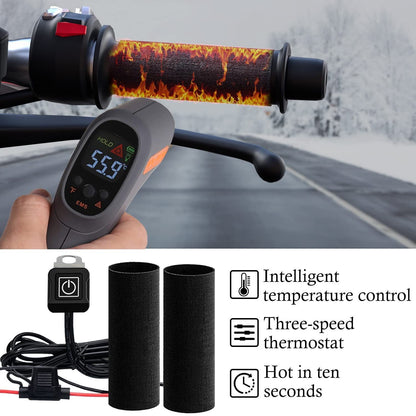 LITEGUEST USB Heated Handlebar Mitts – Winter Riding Warmth - Mann