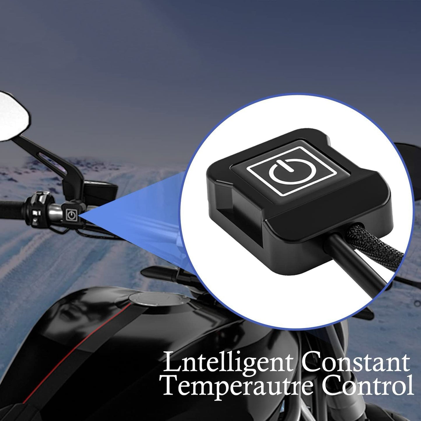 LITEGUEST USB Heated Handlebar Mitts – Winter Riding Warmth - Mann