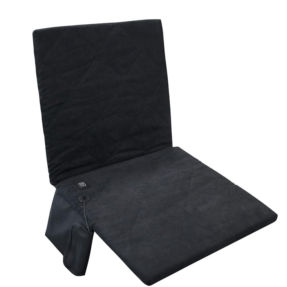 LITEGUEST Heated Outdoor Seat Cushion with Backrest – Warm for Camping - Mann