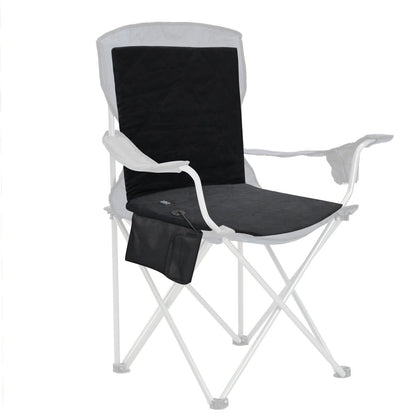 LITEGUEST Heated Outdoor Seat Cushion with Backrest – Warm for Camping - Mann