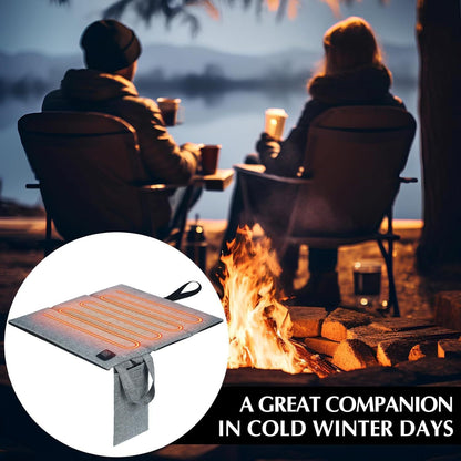 LITEGUEST Portable USB Heated Seat Cushion – Warm Anywhere Outdoors - Mann