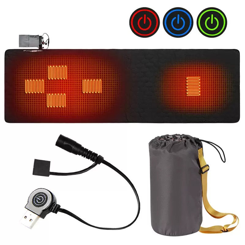 LITEGUEST USB Heated Sleeping Mat – Warm & Portable Outdoor Comfort - Mann