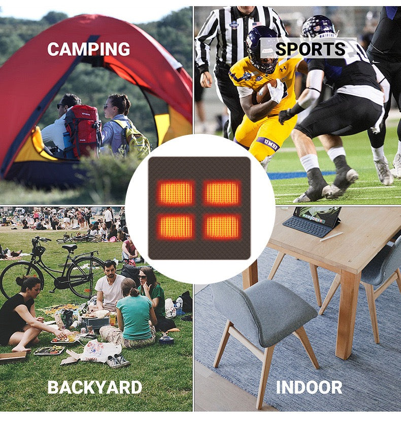 Stay Warm Anywhere with LITEGUEST Heated Seat Cushion – Portable & USB - Mann