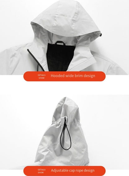 LITEGUEST Ski Waterproof 5-Zone Heated Jacket – USB Heated Winter Coat - Mann