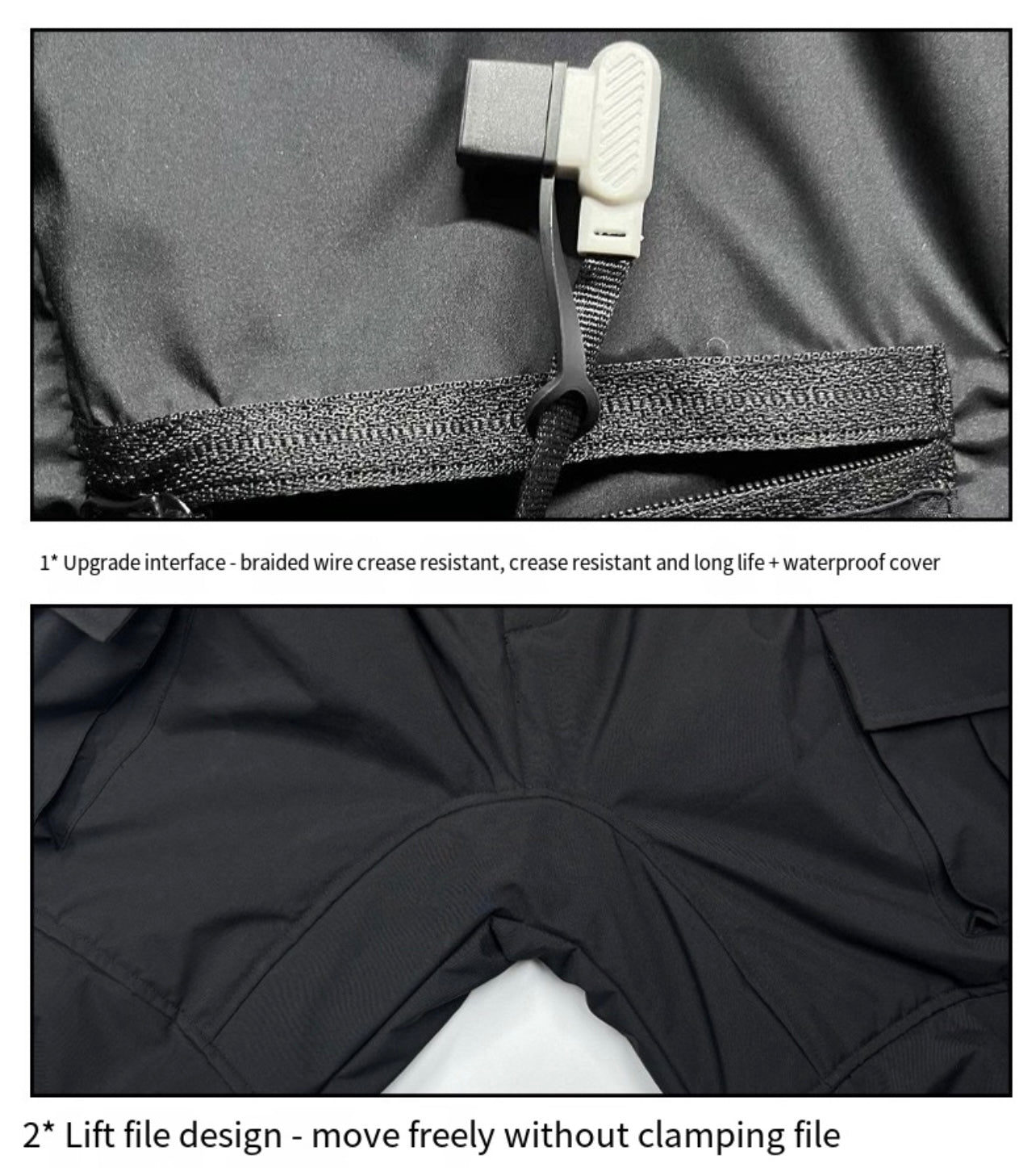 LITEGUEST 18-Zone Heated Pants for Extreme Cold Riding & Skiing - Mann