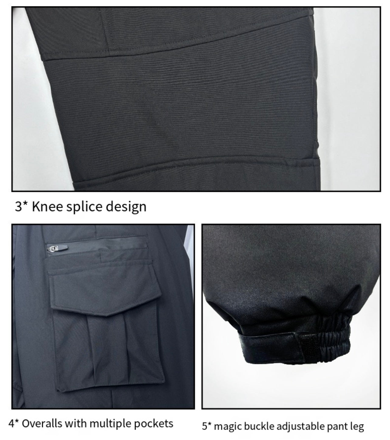 LITEGUEST 18-Zone Heated Pants for Extreme Cold Riding & Skiing - Mann