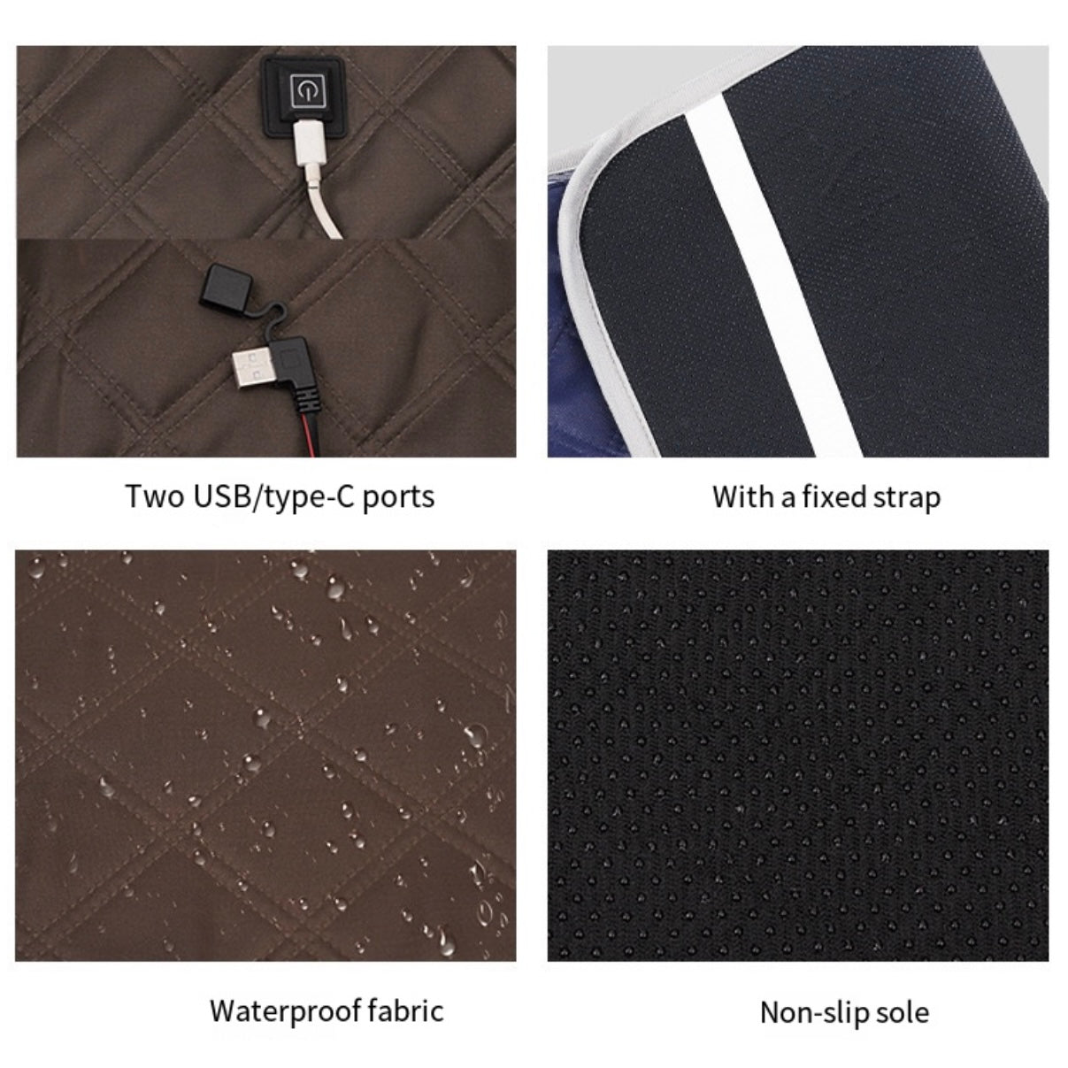 Stay Warm Anywhere with LITEGUEST Heated Seat Cushion – Portable & USB - Mann