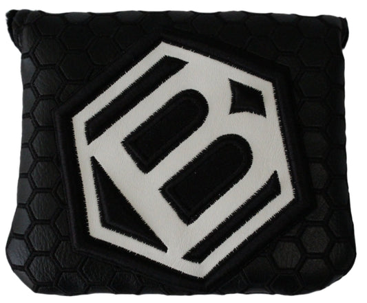 Bettinardi - 2022 Jumbo Hex B Specialty Run Mid-Sqaure Mallet Putter Headcover Black/White