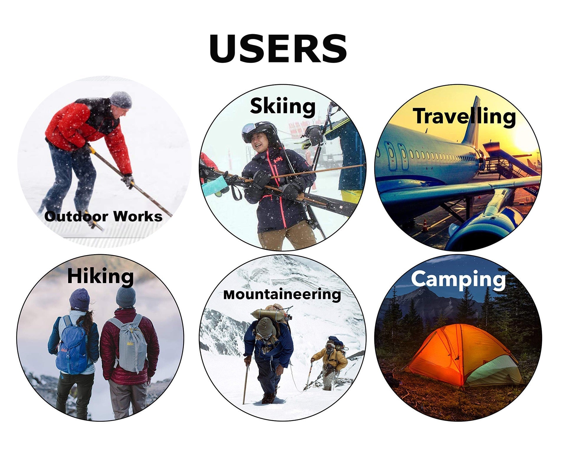 LITEGUEST Heated Thermal Hat – USB-Powered Winter Headgear - Mann