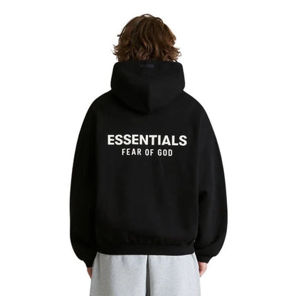 Fear of God Essentials Fleece Hoodie FW24 Holiday 'Black'