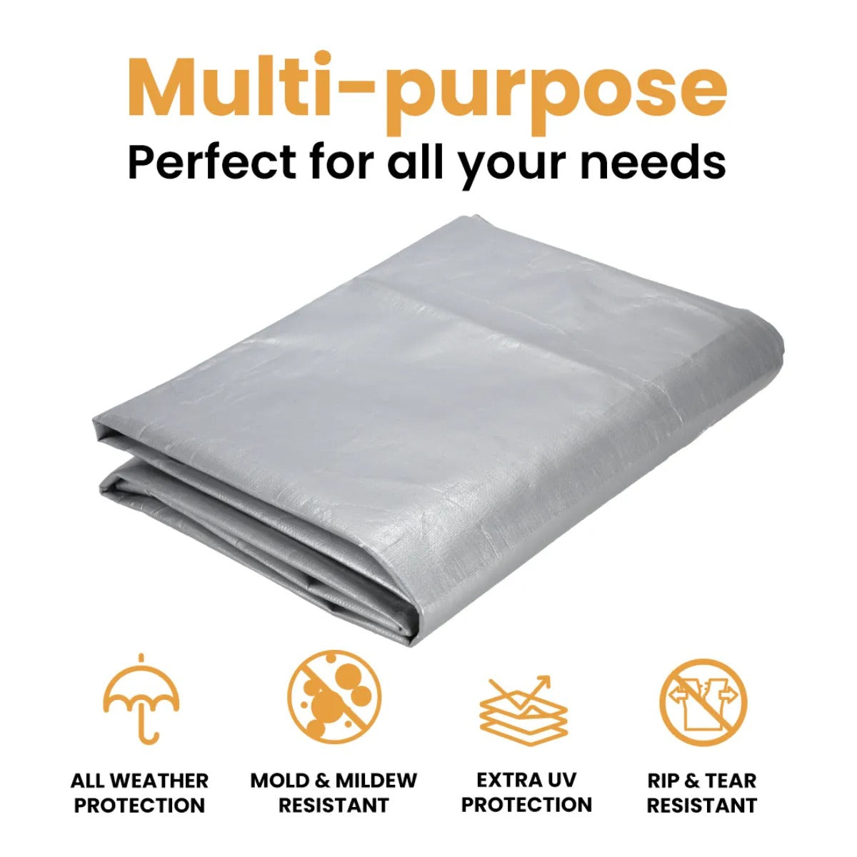 WDO 20’ x 20’ Super Heavy Duty Poly Tarp