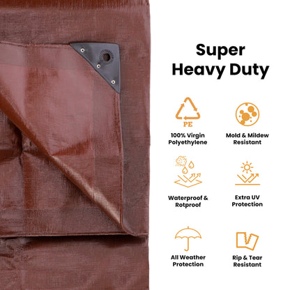 WDO 15' x 15' Super Heavy Duty Poly Tarp