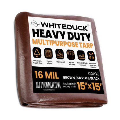 WDO 15' x 15' Super Heavy Duty Poly Tarp