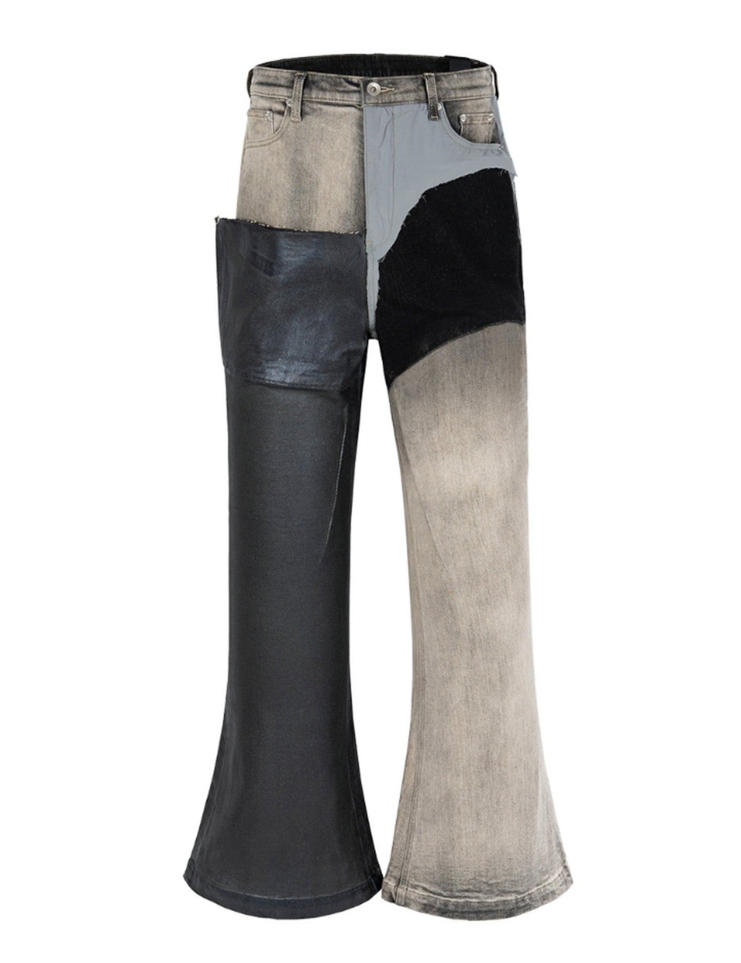 UNDEVELOPED Patchwork Flare Denim