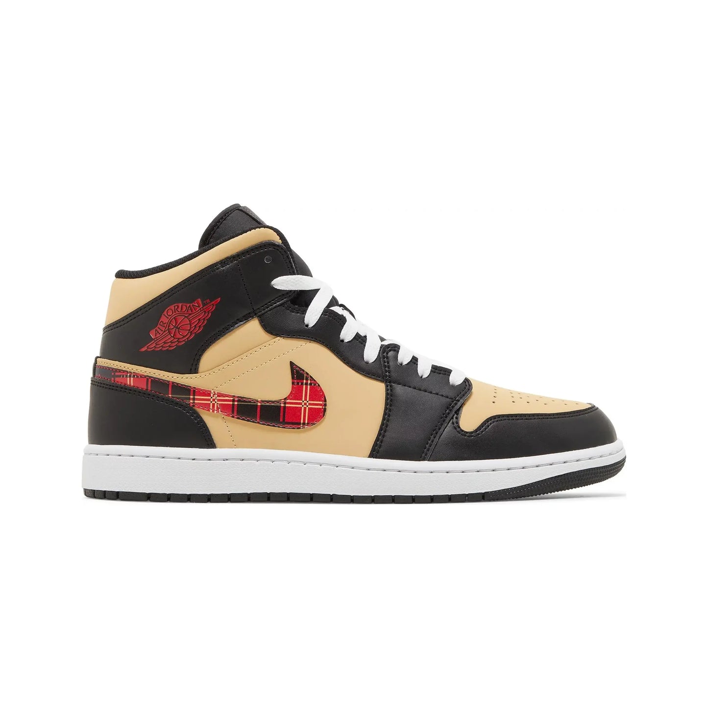 Jordan 1 Mid SE 'Tartan Swoosh'