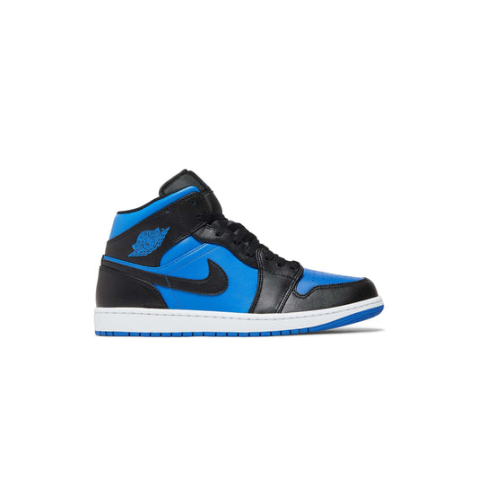 Size 10M Jordan 1 Retro Mid 'Black Royal Blue'
