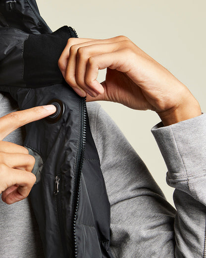 Kelvin Coats Apollo Men’s Heated Vest Black - Mann