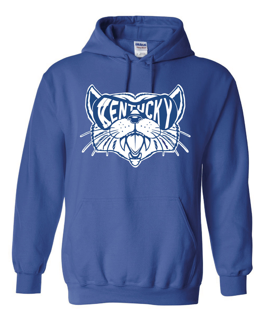 Kentucky Wildcats - Blue Cat Hoodie - Mann