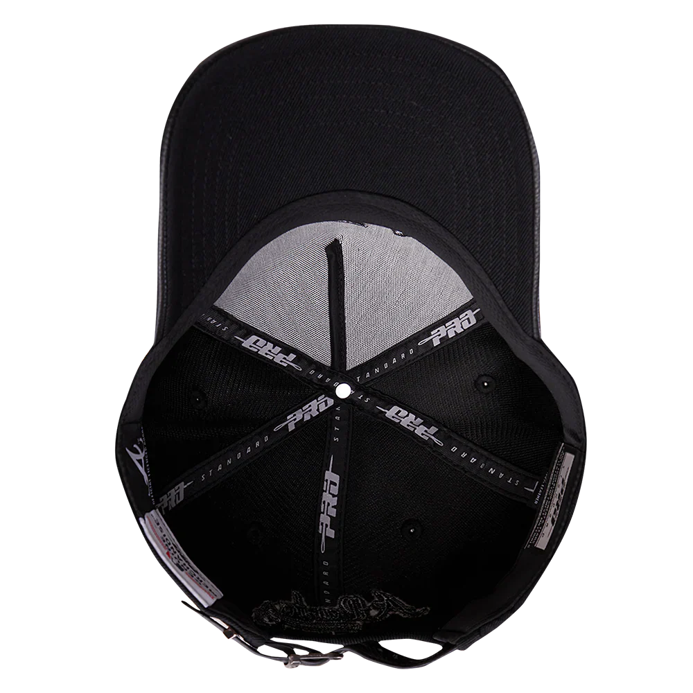 Atlanta Braves - MLB Blackout Pinch Front Strapback Men's Hat - Mann