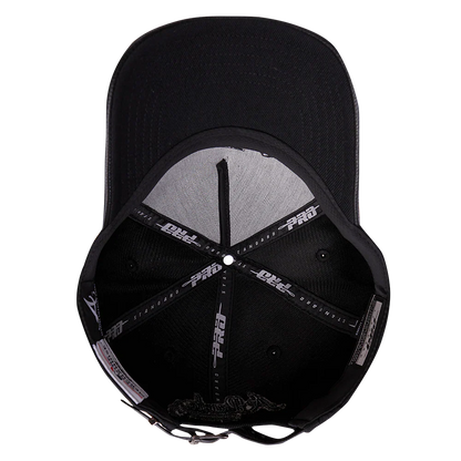 Atlanta Braves - MLB Blackout Pinch Front Strapback Men's Hat - Mann