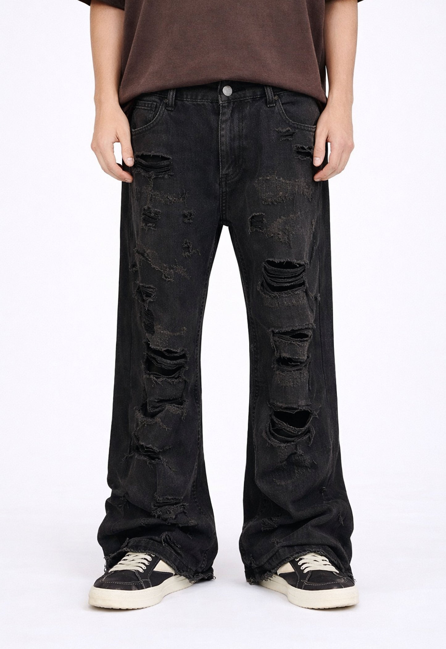 UNDEVELOPED Dark Destroyed Denim