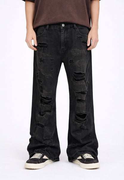 UNDEVELOPED Dark Destroyed Denim