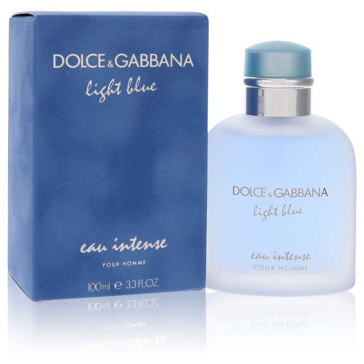 Light Blue Eau Intense by Dolce & Gabbana Eau De Parfum Spray 3.3 oz for Men - Mann