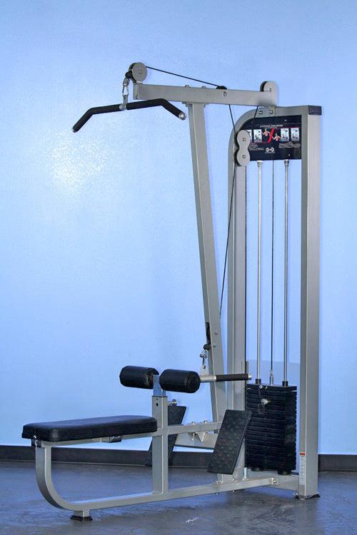 Muscle D Fitness Dual Function Lat-Low Row Combo-  Seated - Pin Selectorized - Commercial Grade