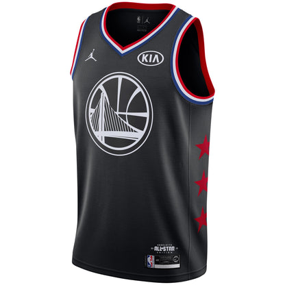 Size M Jordan NBA GS Warriors Stephen Curry 2019 All Star Jersey