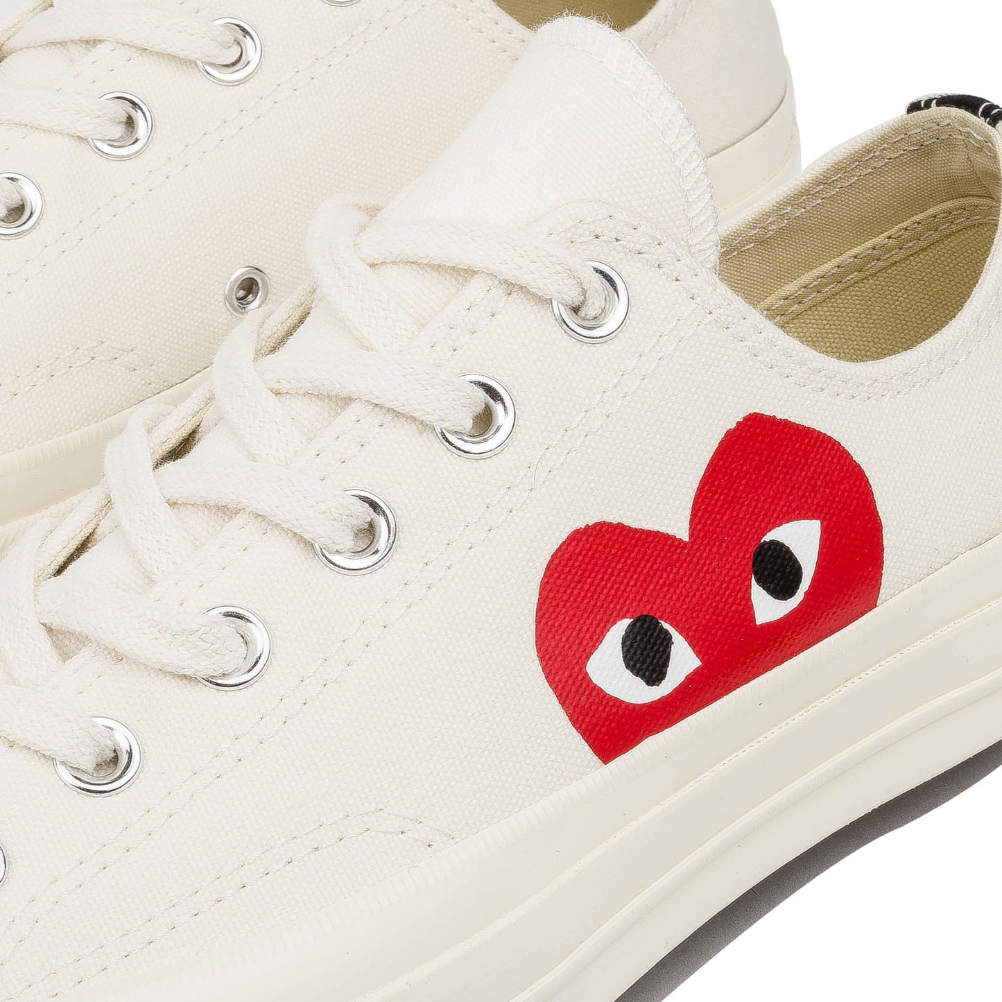 Comme des Garçons Play x Converse Chuck 70 Low 'Milk'