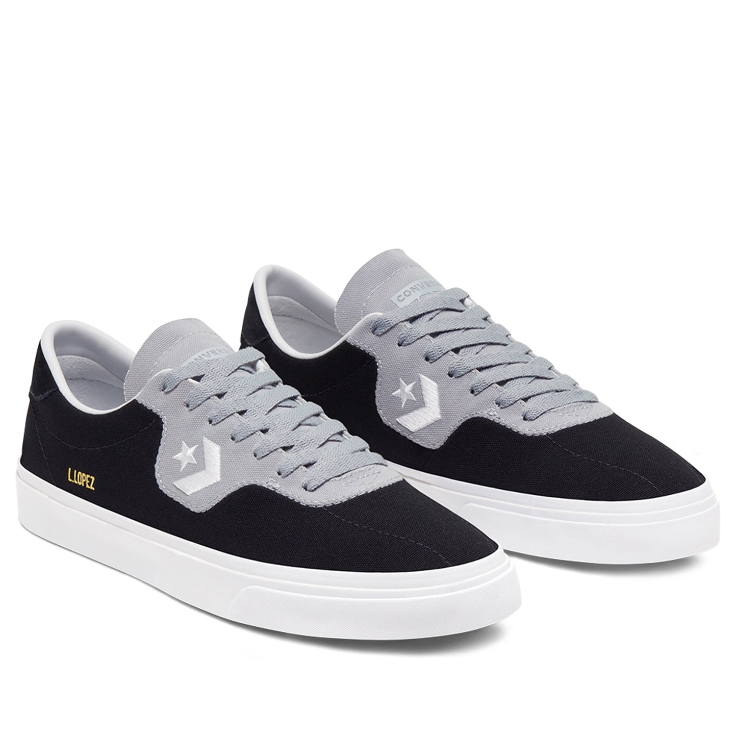 Size 8M Converse Louie Lopez Pro Cons Low 'Black Wolf Grey'