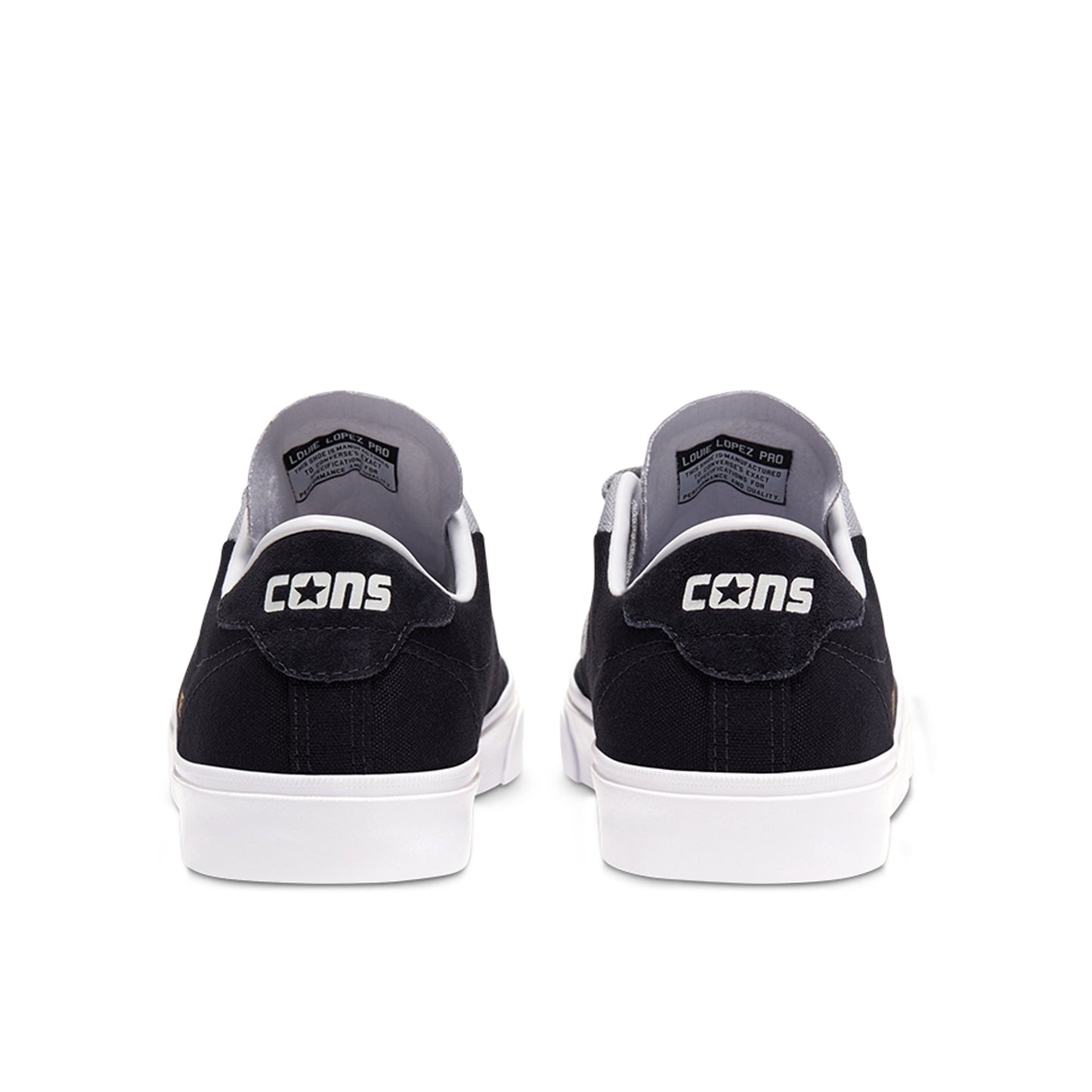 Size 8M Converse Louie Lopez Pro Cons Low 'Black Wolf Grey'