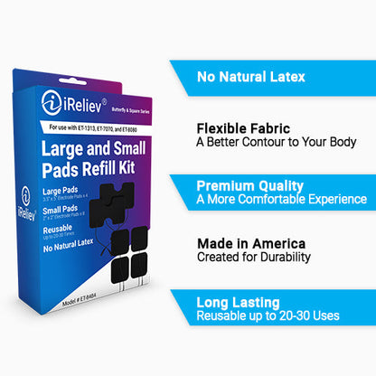 iReliev Wired Large & Small Refill Kit