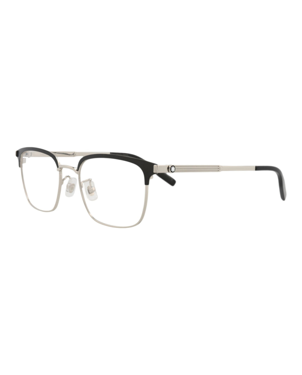 Montblanc Square-Frame Metal Optical Frames 'Silver'