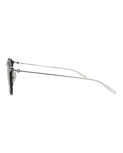 Montblanc Round-Frame Injection Sunglasses 'Black/Grey'