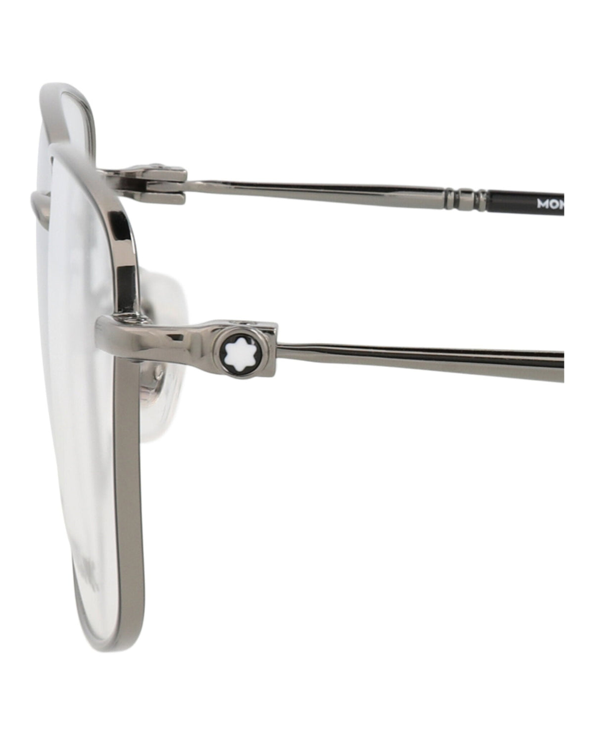 Montblanc Square-Frame Metal Optical Frames 'Silver'
