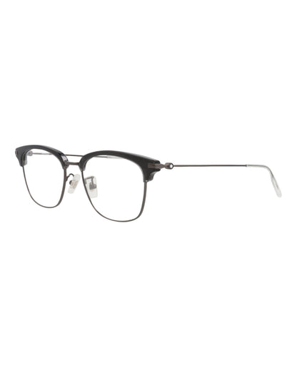 Montblanc Square-Frame Acetate Optical Frames 'Grey'