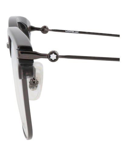Montblanc Square-Frame Acetate Optical Frames 'Grey'