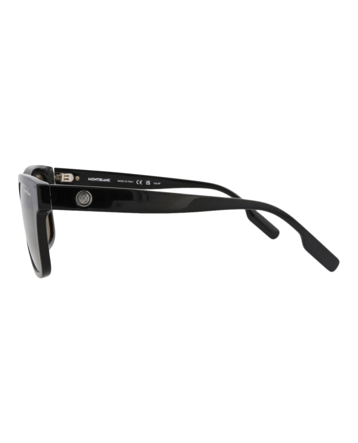 Montblanc Square-Frame Acetate Sunglasses 'Black/Grey'